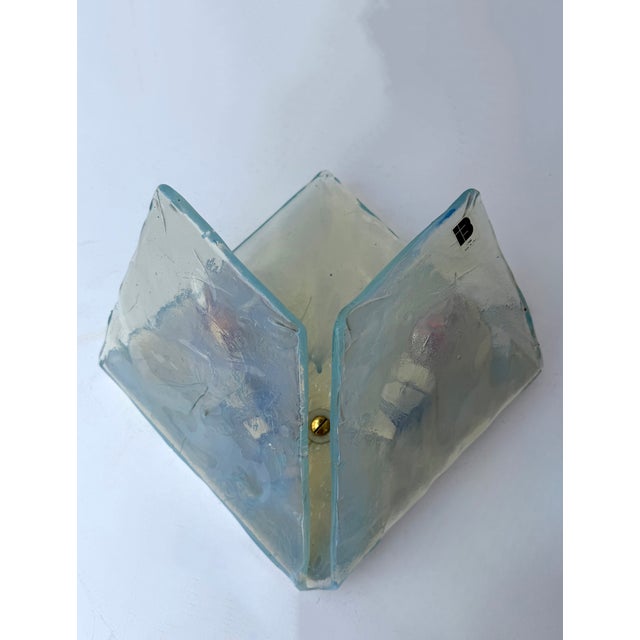 1970s Italy Sconces Butterfly Opal Murano Glass by Itre - Set of 5 For Sale - Image 13 of 13