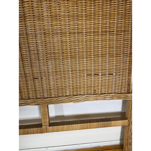 Vintage Natural Wicker Twin Headboards a Pair Chairish