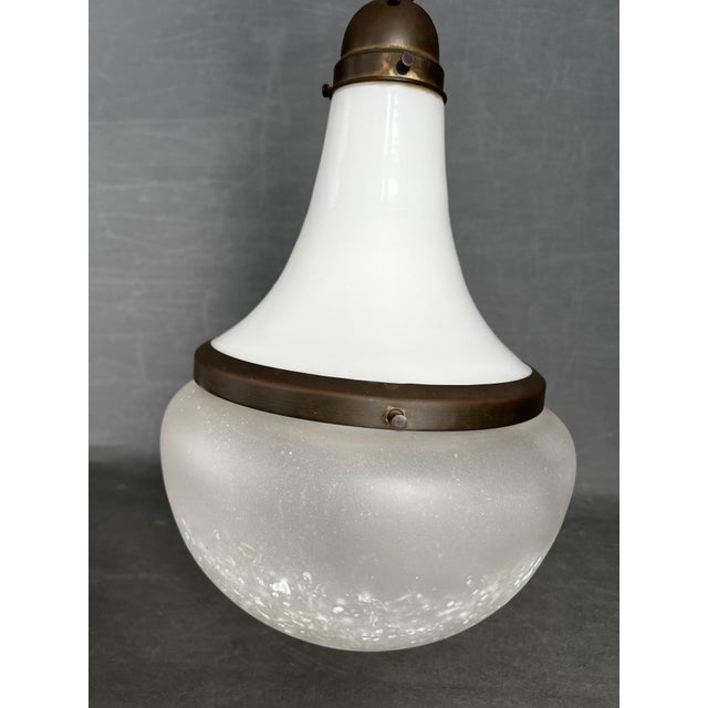 Ceiling Lamp attributed to Peter Behrens for Siemens, 1920s For Sale - Image 6 of 9