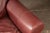Late 20th Century Red Leather Armchair With Ottoman For Sale - Image 15 of 18