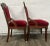 Victorian Antique 19th Century Victorian Eastlake Crushed Red Velvet Parlor Side Chairs For Sale - Image 3 of 10