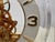 Gold Seiko Lucite Skeleton Clock For Sale - Image 8 of 12