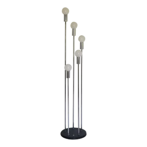 Mid-Century Chrome Floor Lamp