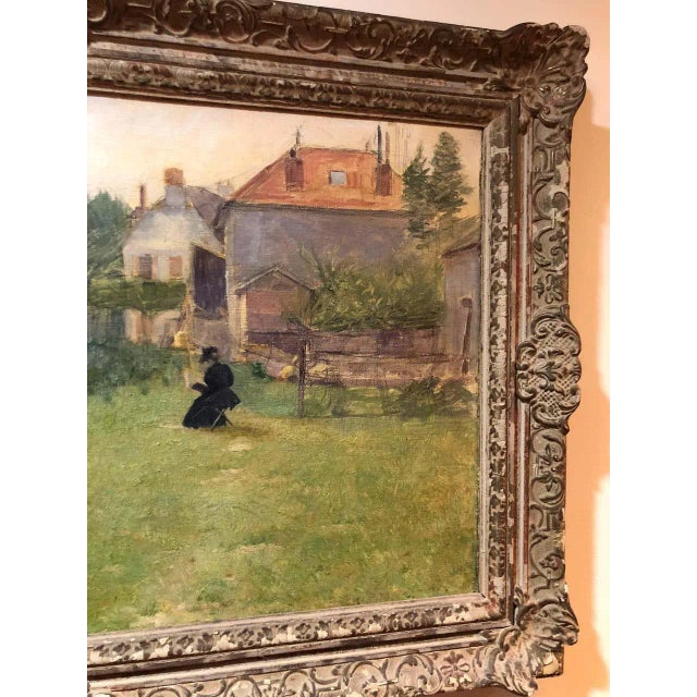 Wood Early 20th Century Frank Vincent DuMond Impressionist Painting For Sale - Image 7 of 13
