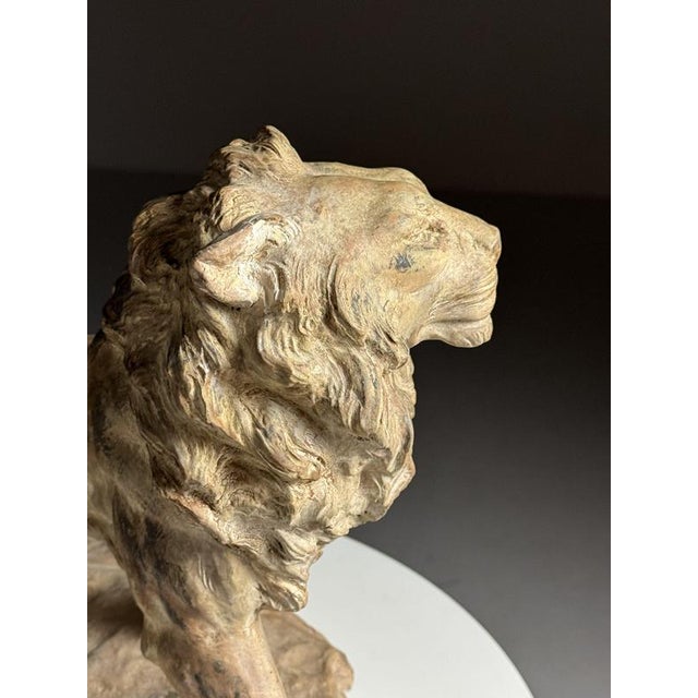 Armand Fagotto, Lion, Terracotta For Sale - Image 17 of 18