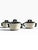 Striking vintage set of three Arnel’s ceramic covered dishes in a sophisticated black and cream palette. Each petite dish...