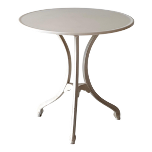 1930s Vitrolite Cast Iron Tri Leg Bistro Table