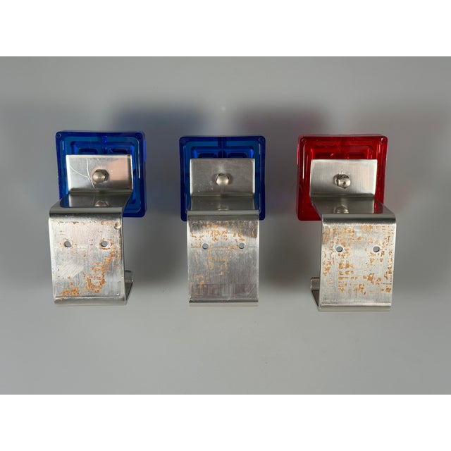 Coat Hooks in Metal and Plastic, 1970s, Set of 3 For Sale - Image 12 of 14
