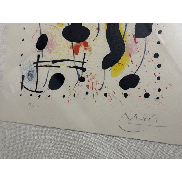 Joan Miró "La Bague Du Sanglier" Lithograph, Signed and Numbered, 1967 For Sale In Los Angeles - Image 6 of 6