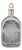 Late 19th Century Engraved Glass Liqueur Bottle with 800 Silver Stopper, Venice For Sale