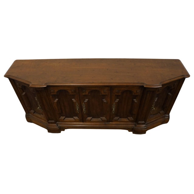 Drexel Heritage Solid Walnut Italian Provincial 78" Buffet Sideboard 559-144 For Sale - Image 9 of 14