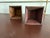 Hollywood Regency Vintage Stacked Bamboo Reed Tapered Square Cachepots — A Pair For Sale - Image 3 of 7