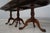 English English Antique Walnut 3 Pedestal Dining Room Table For Sale - Image 3 of 12