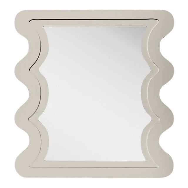 Fleur Home Carnival Mystic Rectangle Mirror in Useful Gray, 30x40 For Sale
