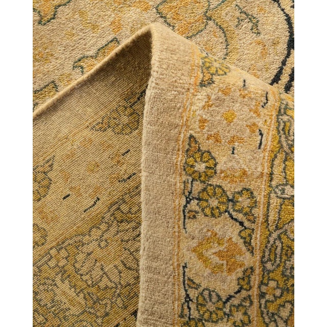 Mogul Collection Hand-Knotted Area Rug - Beige Collection 9' 2" X 11' 10" For Sale In New York - Image 6 of 10