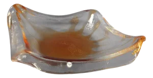 Amber Sommerso Murano Glass Centerpiece from La Murrina, 1970s