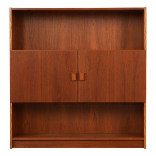 Danish Teak Bookcase, 1970s For Sale