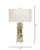 Contemporary Stag Table Lamp, Cream Stacked Horn For Sale - Image 3 of 5