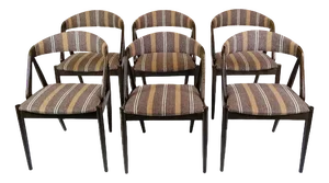 Dining Chairs Model 31 in Dark Wood from Schou Andersen Møbelfabrik, 1960s, Set of 6