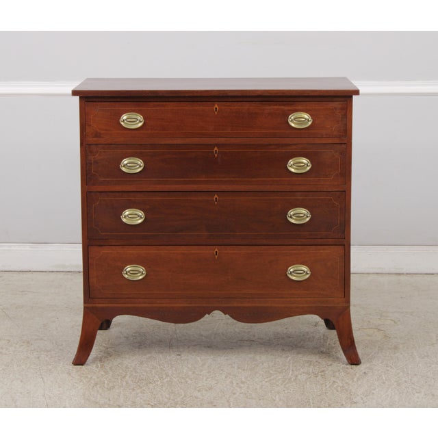 Age: Approx: 60 Years Old Details: Bench Made Hand Dovetailed Drawer Construction High Quality Construction Federal Style...