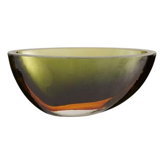 Handblown Pluto Glass Bowl For Sale