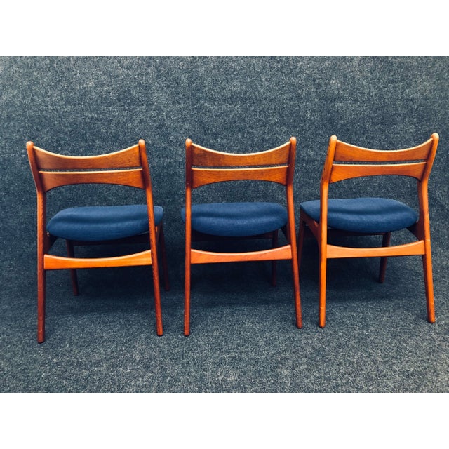 Danish Teak Dining Chairs by Erik Buch for Chr. Christiansen, 1960s, Set of 7, in Good conditions. Designed 1960 to 1969...