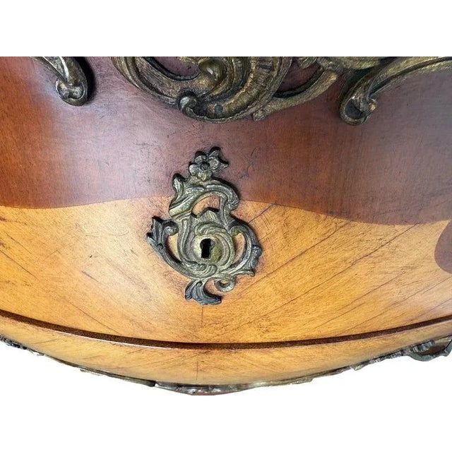 Pair of Spanish Bombe Chests With Portuguese Marble Tops For Sale - Image 10 of 15