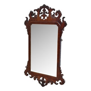 Georgian Walnut Wall Mirror, 1760s For Sale