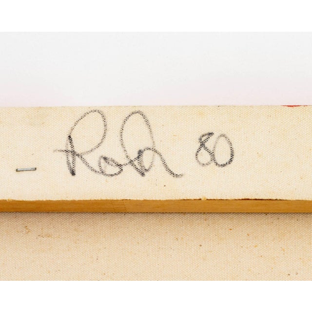 Jack Roth "Rope Dancer #5" Acrylic on Canvas, 1980 For Sale - Image 10 of 10