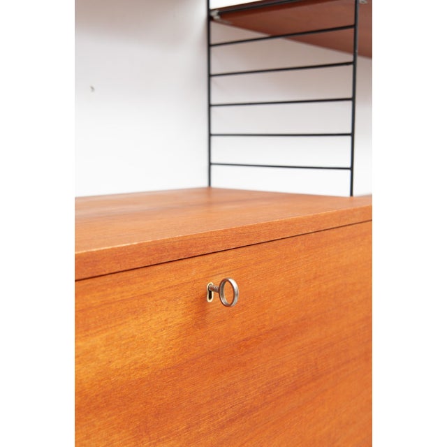 String Wall Shelf by Kajsa and Nisse Strinning, 1950s For Sale - Image 6 of 15