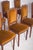 Brown Portuguese Dining Chairs, 1950s, Set of 8 For Sale - Image 8 of 12
