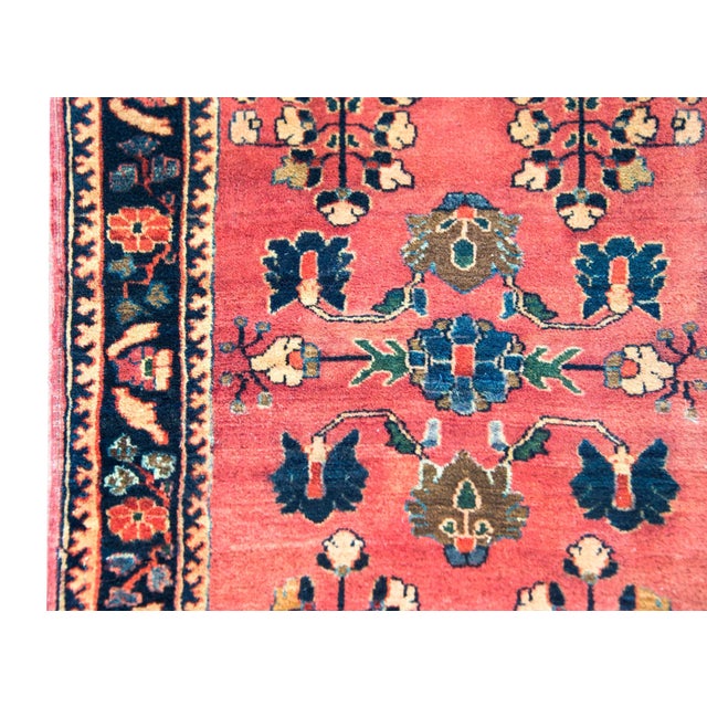 Textile Early 20th Century Persian Sarouk Rug For Sale - Image 7 of 12