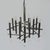 Chrome and Acrylic Glass Chandelier by Sciolari, 1970s For Sale - Image 10 of 14