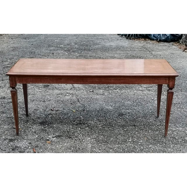 Low Rectangular Inlaid Coffee Table, 1950 For Sale - Image 12 of 18