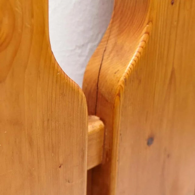 Charlotte Perriand Mid-Century Modern Wood Architectural Piece by Charlotte Perriand, 1960 For Sale - Image 4 of 17