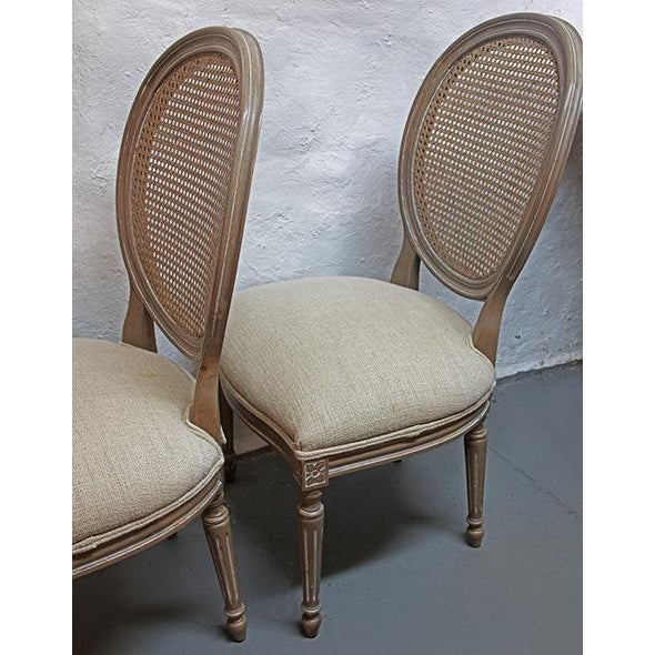 Wood Pair of Ethan Allen French-Style Side Chairs For Sale - Image 7 of 12