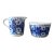 1961 Arabia Finland Ali Blue Creamer and Sugar Bowl Raija Uosikkinen - Set of 2 For Sale