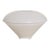 1970s Carlo Nason Style Mazzega White Murano Glass Silver Leaf Table Lamp For Sale