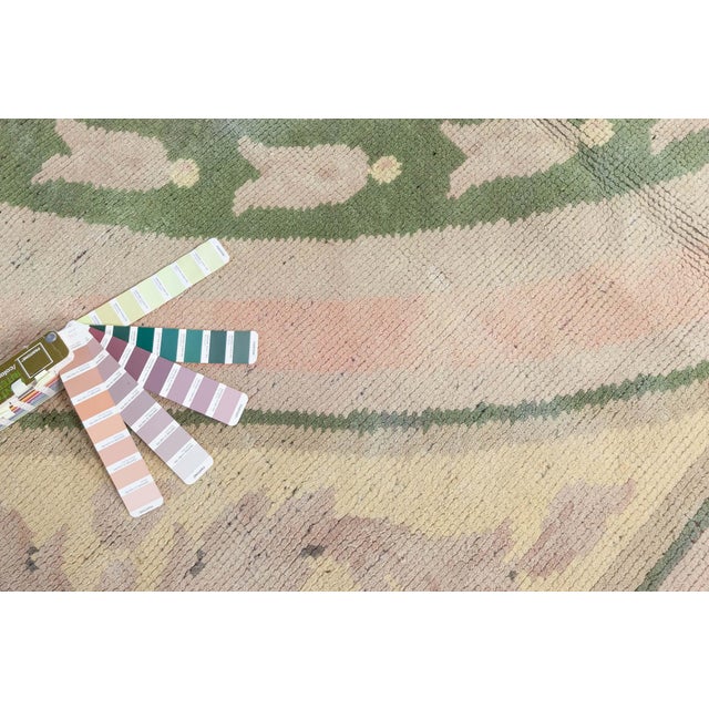 Textile 1920s French Savonnerie Rug in Neoclassical Style For Sale - Image 7 of 8