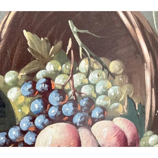 Robert, Still Life with Fruit, 1890s, Oil on Canvas, Framed For Sale - Image 5 of 8
