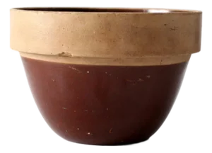Antique American Stoneware Mixing Bowl