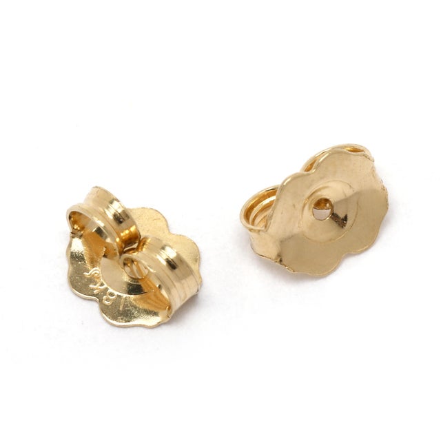 Traditional Antique Etruscan Ball Dangle Earrings, 20/18k Yellow Gold, Length 1in., Pair For Sale - Image 3 of 3