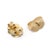 Traditional Antique Etruscan Ball Dangle Earrings, 20/18k Yellow Gold, Length 1in., Pair For Sale - Image 3 of 3