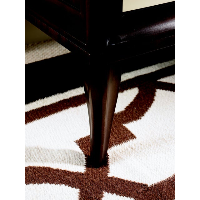 Transitional Century Furniture Tribeca Bachelor Chest, Brown and Cream For Sale - Image 3 of 5