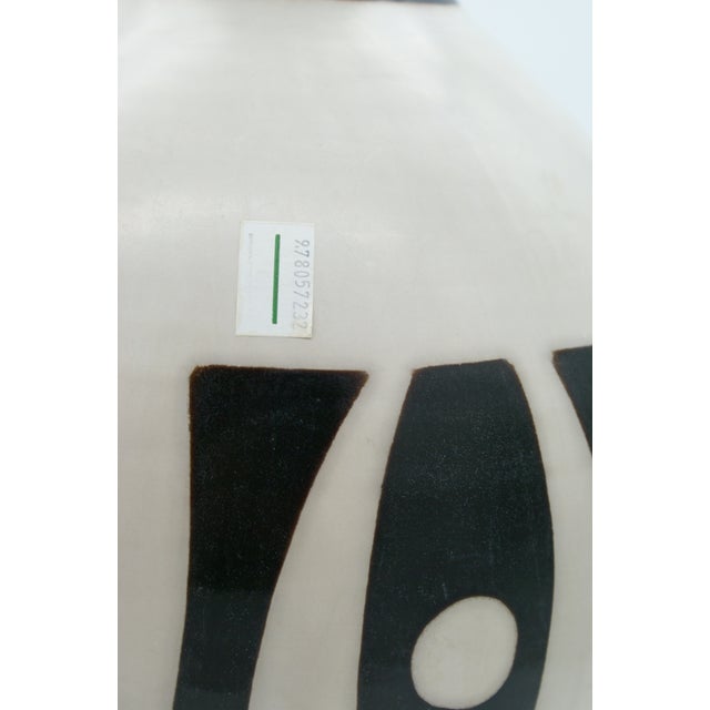 Late 20th Century Black & Ivory Geometric Chulucanas Pottery Lamp – Handcrafted Peruvian Art Inca Style For Sale - Image 4 of 8
