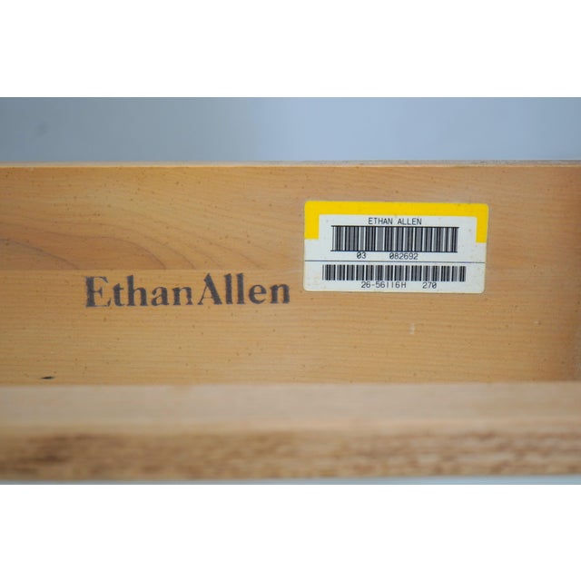 Ethan Allen King Size Country French Sleigh Bed For Sale - Image 17 of 18