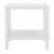 Antique White Rafiki Rectangle Accent Table in Distressed White For Sale - Image 8 of 8