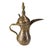 19th Century Middle Eastern Arabic Dallah Coffee Pot in Chased Brass, 11" For Sale - Image 4 of 15