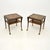 Regency Leather Top Side Tables, 1950s, Set of 2 For Sale - Image 11 of 11