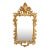 Italian Ornate Gold Gilt Wood Decorator Mirror For Sale